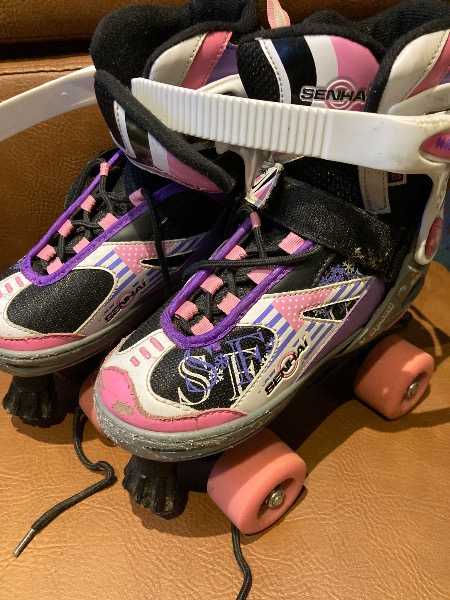 Thumbnail for Girls roller boots size 2