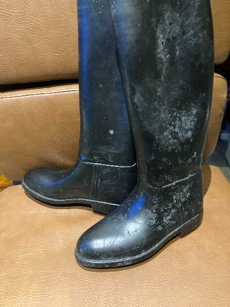 Thumbnail for Kids long riding boots size 34 Uk 2