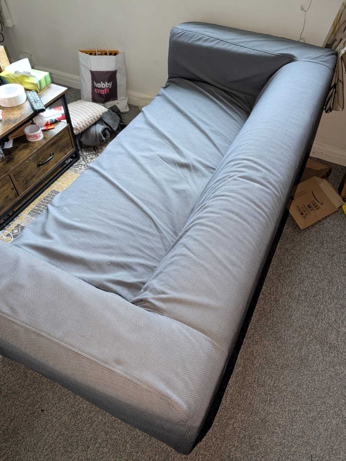 Thumbnail for Grey IKEA sofa