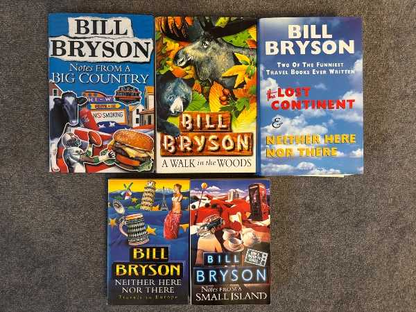 Thumbnail for Bill Bryson books
