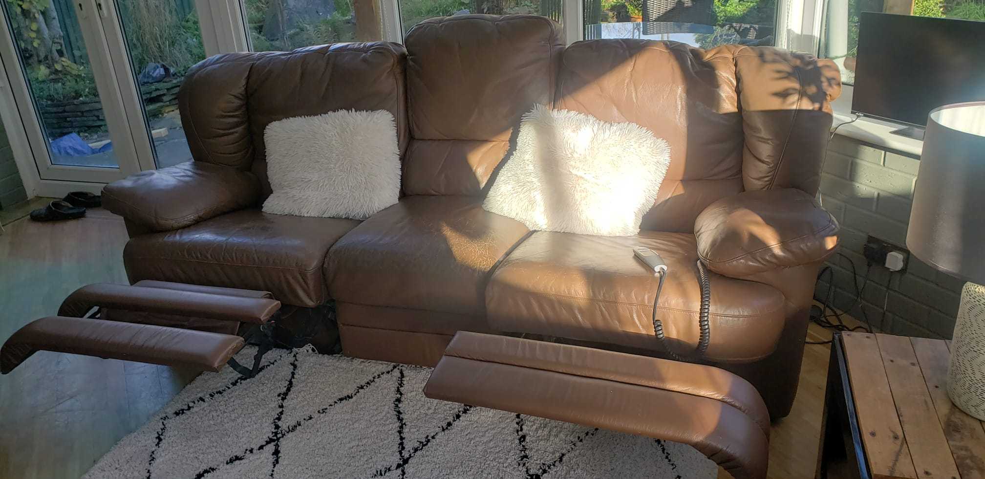Thumbnail for Leather sofa