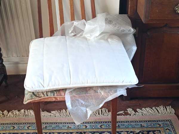 Thumbnail for IKEA footstool cushion