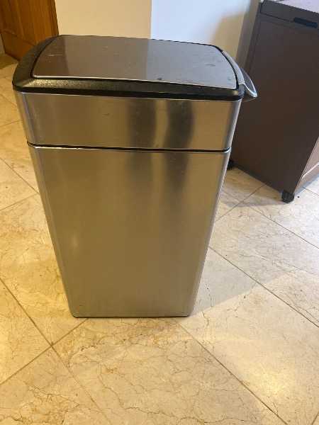 Thumbnail for Simple human kitchen bin with faulty pop up lid
