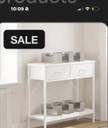 Thumbnail for White Consol table
