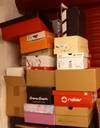 Thumbnail for Assorted shoe boxes