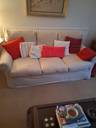 Thumbnail for Quality loose cover 3 seater sofa and chair available to collect now