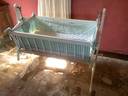 Thumbnail for Traditional wooden swinging crib