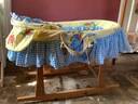 Thumbnail for Moses basket with rocking stand
