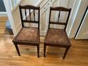 Thumbnail for Pair of vintage dining chairs