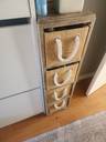 Thumbnail for Brown Freestanding 4 Drawer Storage