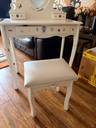Thumbnail for COLLECTION ONLY Kids dressing table, mirror and chair set