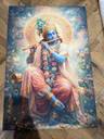 Thumbnail for Krishna Indian wall art canvas