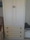 Thumbnail for White Double Wardrobe with drawers