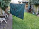 Thumbnail for Large dark green 'bredthable' groundsheet/tarpaulin