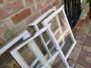 Thumbnail for 4 pairs of small hardwood sash windows