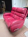 Thumbnail for Red recliner sofa