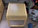 Thumbnail for Yellow metal side table or stool