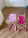 Thumbnail for Doll’s pushchair and highchair