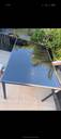Thumbnail for Outdoor glass table
