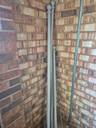 Thumbnail for 2 complete wooden curtain poles and attachments