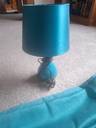 Thumbnail for Blue curtains and matching lamp