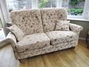 Thumbnail for Cottage style 2 seater sofa and footstool