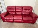 Thumbnail for Reclining 3 seater leather sofas