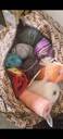 Thumbnail for Large bag of wool and macrame cotton