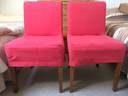Thumbnail for Four oka dining chairs