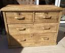 Thumbnail for Antique pine chest of drawers