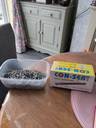 Thumbnail for U shaped galvanised staples + some masonry screws