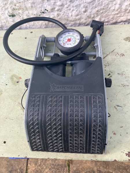 Thumbnail for Foot pump - double barrel - Michelin make.