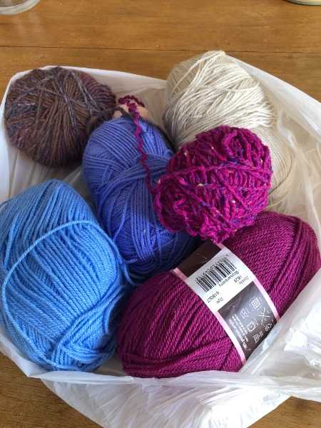 Thumbnail for Bag of knitting wools