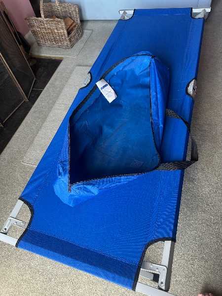 Thumbnail for 2 folding single camp beds