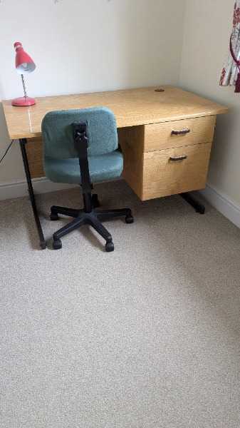 Thumbnail for Desk and chair