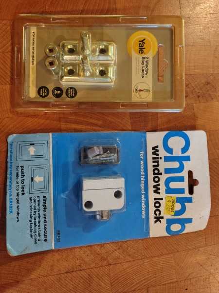 Thumbnail for Several Chubb and Yale window locks