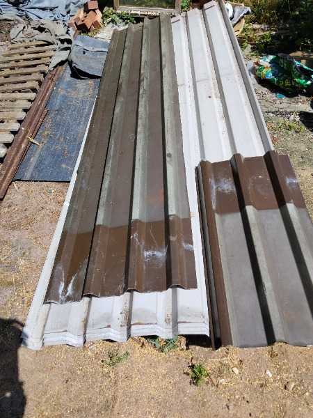 Thumbnail for Old steel roof sheets x5, 3mx1m
