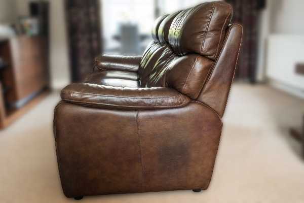 Thumbnail for Brown leather sofas 2 available