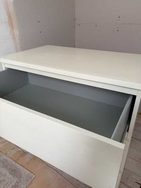 Thumbnail for 2 sets of white drawers