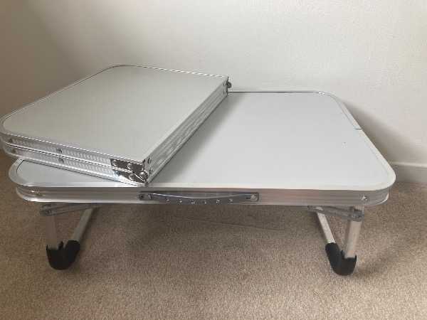 Thumbnail for Two folding camping side tables