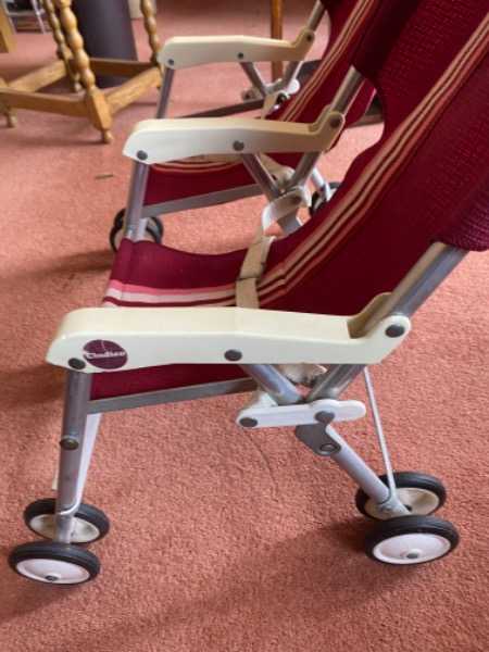 Thumbnail for Cindico dolls twin pushchair