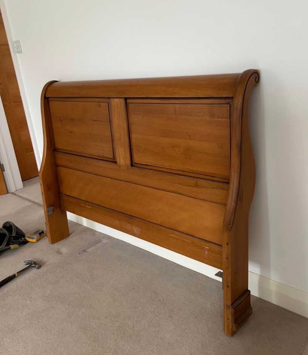Hardwood bed