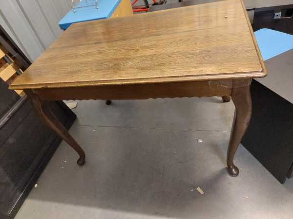 Large antique wooden desk