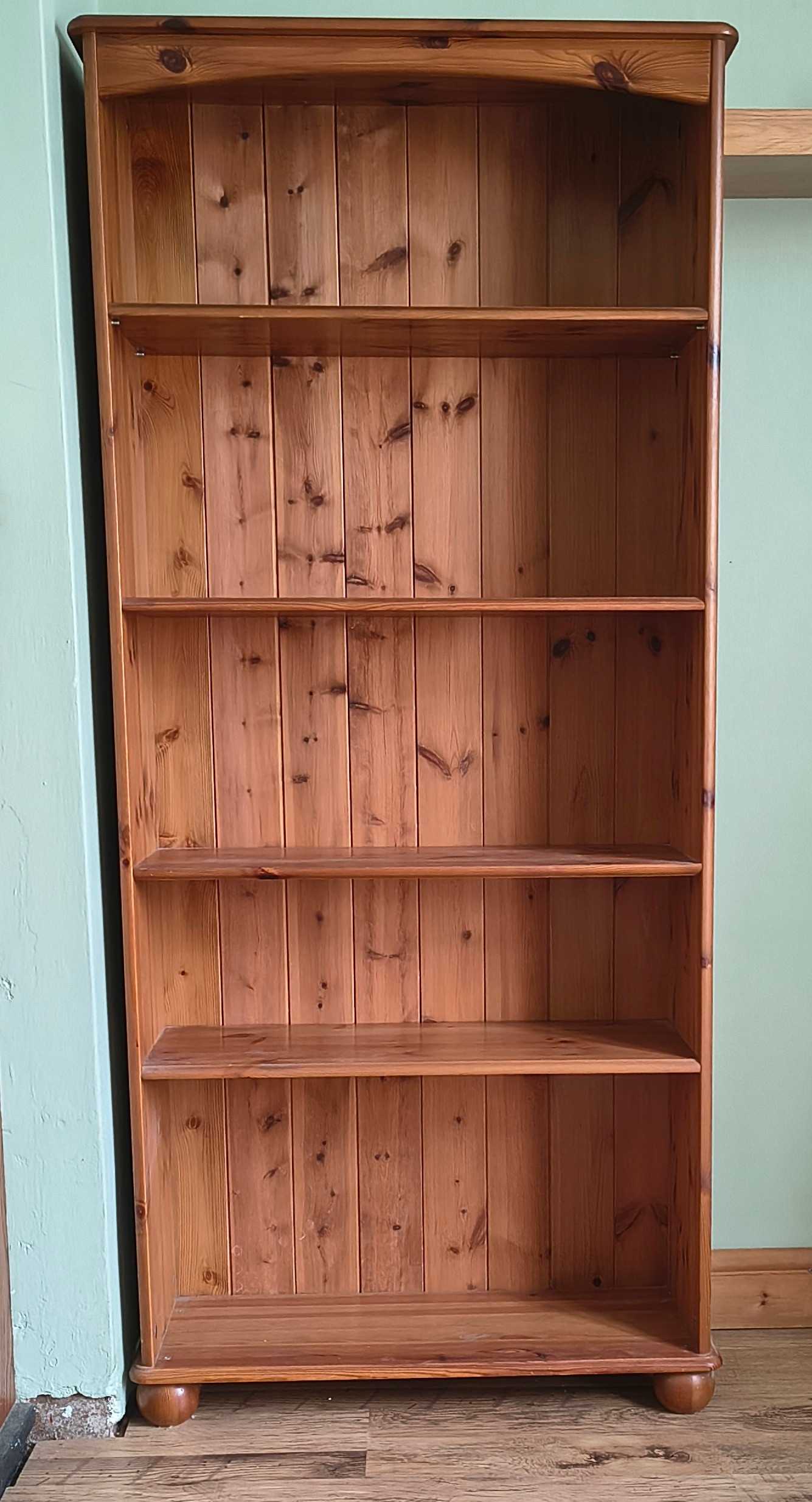 Dark Pine Bookcase