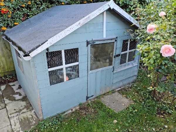 Wooden playhouse