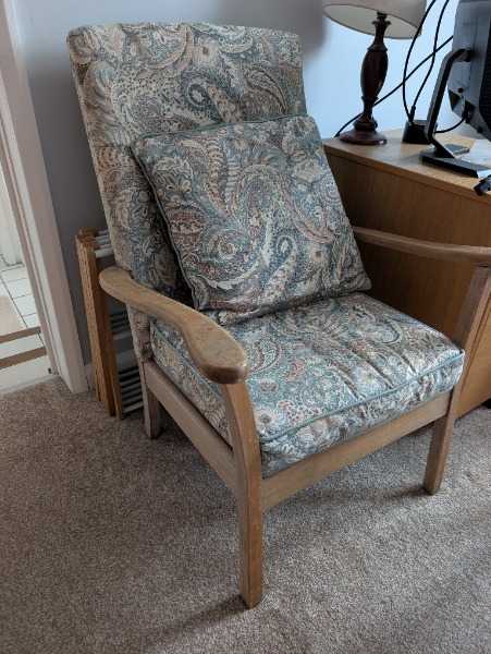 Solid wooden Fireside Armchair