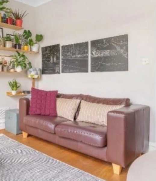 Leather sofa free to good home