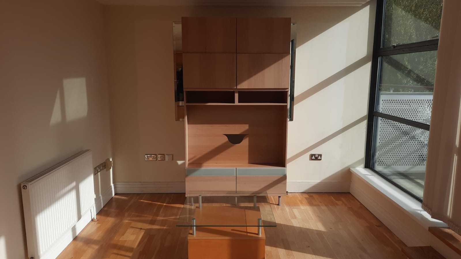 TV Wall unit - Ikea Beech effect Bonde
