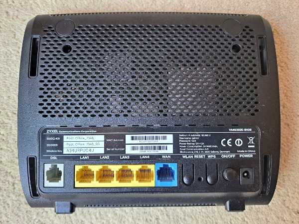 Post Office (Zyxel) Broadband Router up for grabs