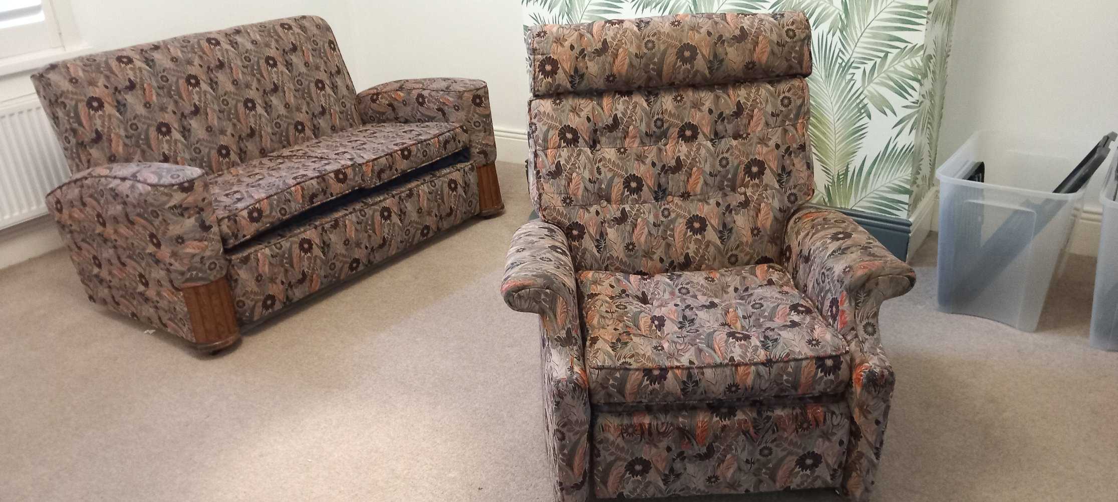 2 seater vintage settee